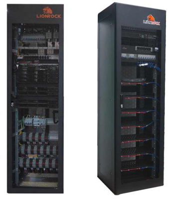 Anti Theft Outdoor Telecom Cabinet  , 19 Inch Network Rack Three Phase 60Hz Support